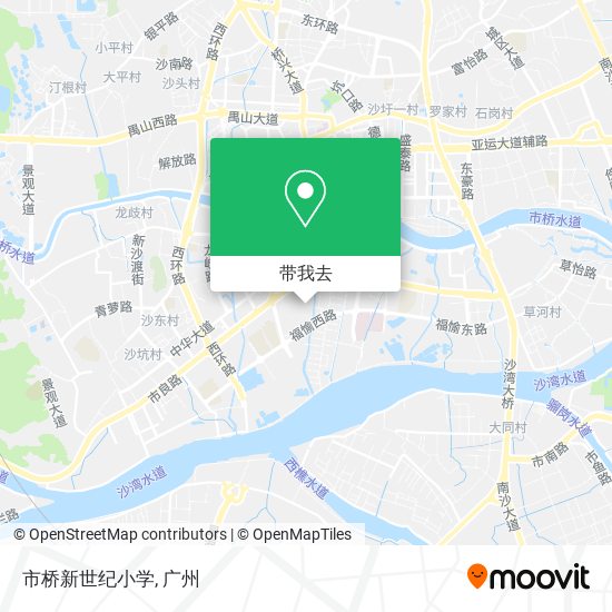 市桥新世纪小学地图