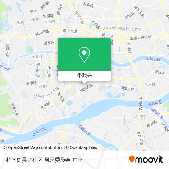 桥南街昊龙社区-居民委员会地图