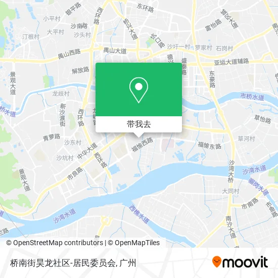 桥南街昊龙社区-居民委员会地图