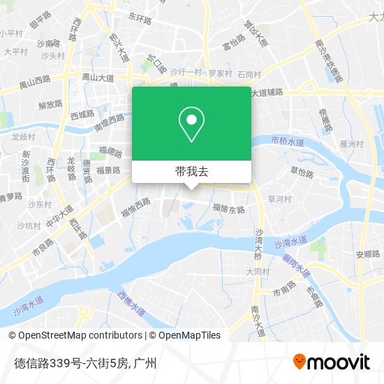德信路339号-六街5房地图