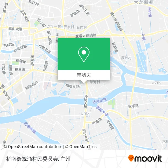 桥南街蚬涌村民委员会地图