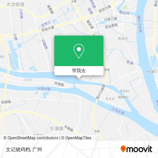 文记烧鸡档地图