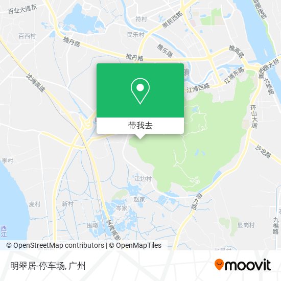 明翠居-停车场地图