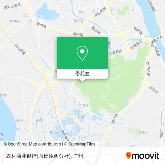 农村商业银行(西樵岭西分社)地图