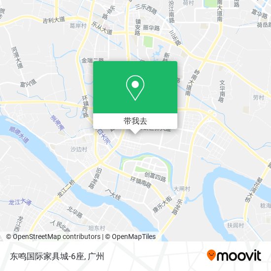 东鸣国际家具城-6座地图