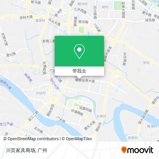 川页家具商场地图