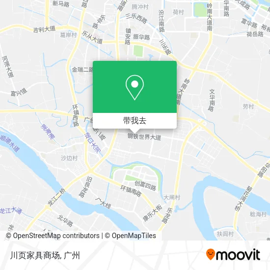 川页家具商场地图