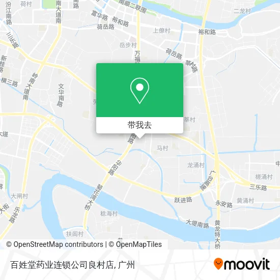 百姓堂药业连锁公司良村店地图
