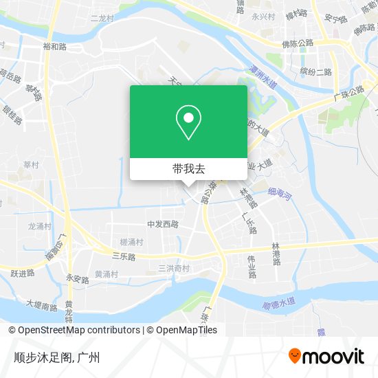 顺步沐足阁地图