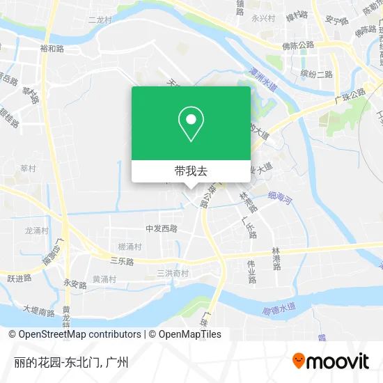 丽的花园-东北门地图