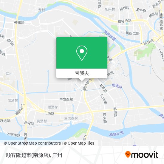 顺客隆超市(南源店)地图