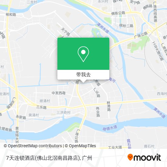 7天连锁酒店(佛山北滘南昌路店)地图