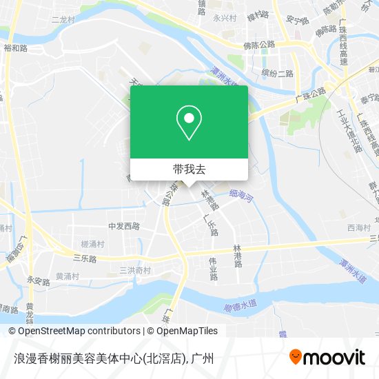 浪漫香榭丽美容美体中心(北滘店)地图