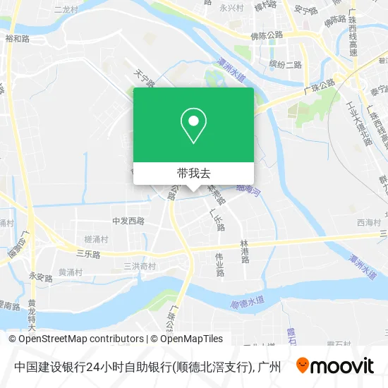 中国建设银行24小时自助银行(顺德北滘支行)地图
