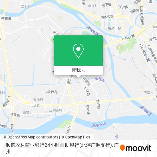 顺德农村商业银行24小时自助银行(北滘广源支行)地图