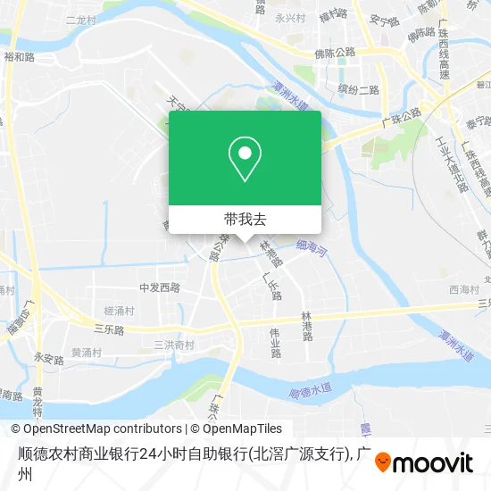 顺德农村商业银行24小时自助银行(北滘广源支行)地图