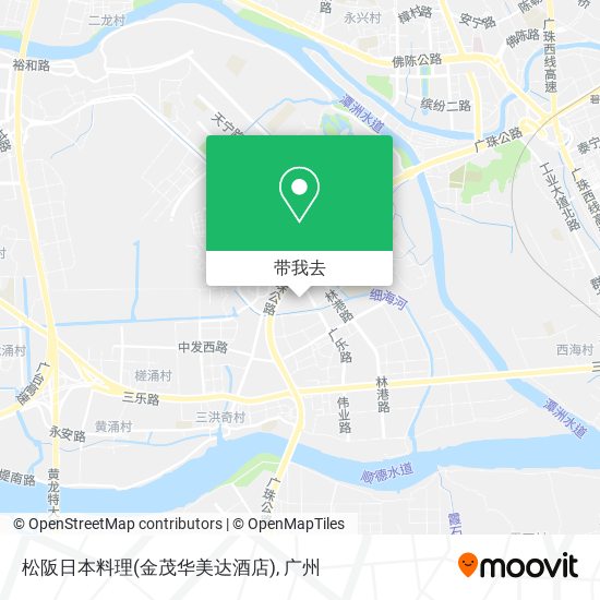 松阪日本料理(金茂华美达酒店)地图