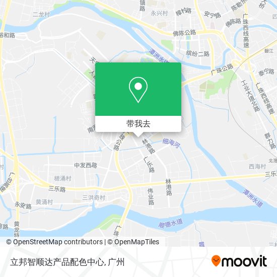 立邦智顺达产品配色中心地图