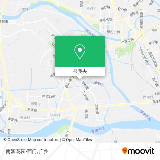 南源花园-西门地图