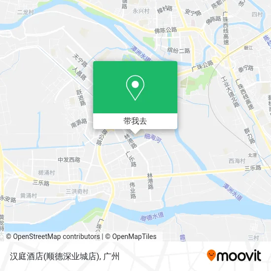 汉庭酒店(顺德深业城店)地图