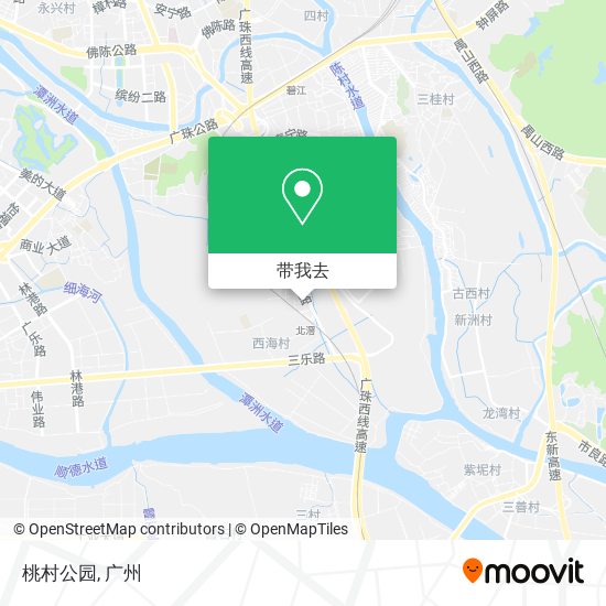 桃村公园地图
