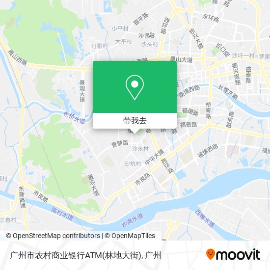 广州市农村商业银行ATM(林地大街)地图