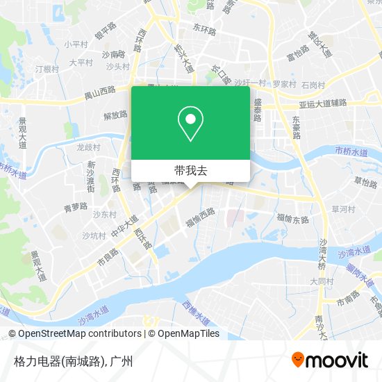格力电器(南城路)地图