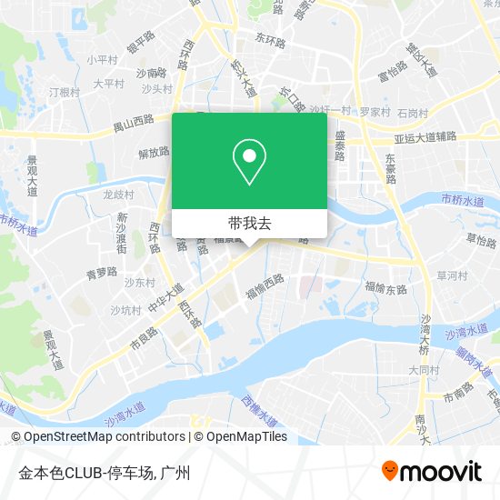 金本色CLUB-停车场地图