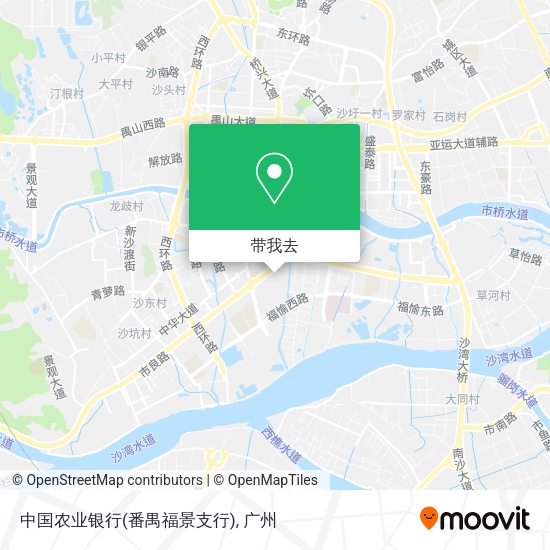 中国农业银行(番禺福景支行)地图