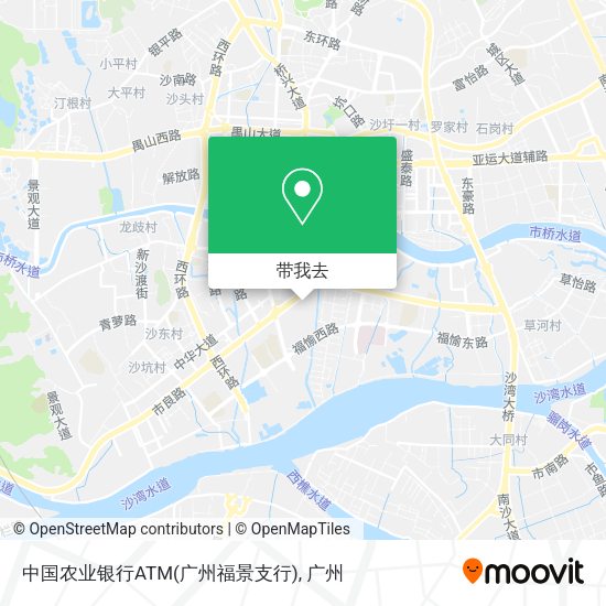 中国农业银行ATM(广州福景支行)地图