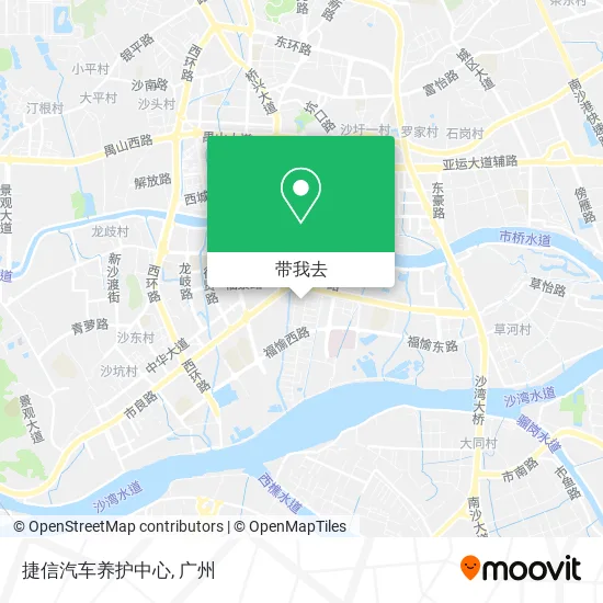 捷信汽车养护中心地图
