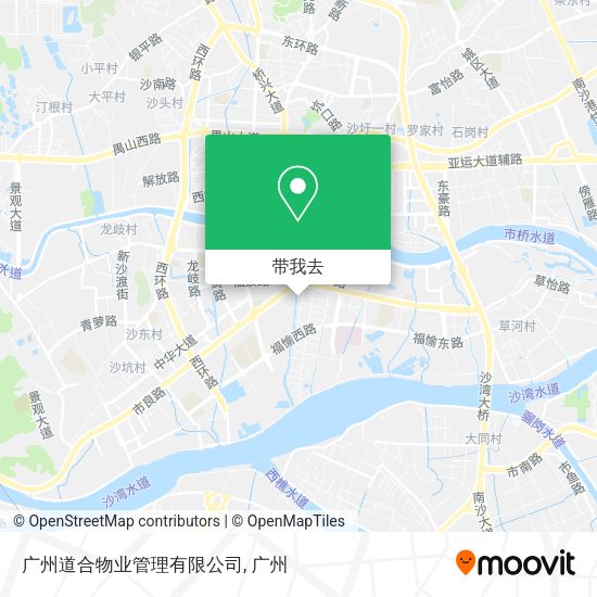 广州道合物业管理有限公司地图