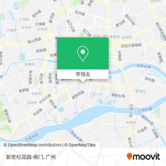 新世纪花园-南门地图