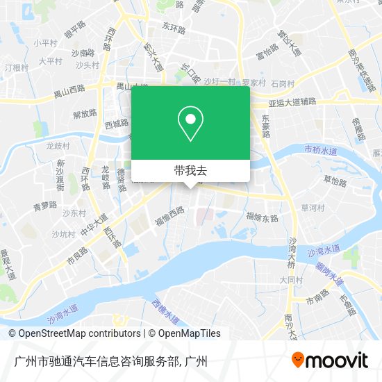 广州市驰通汽车信息咨询服务部地图