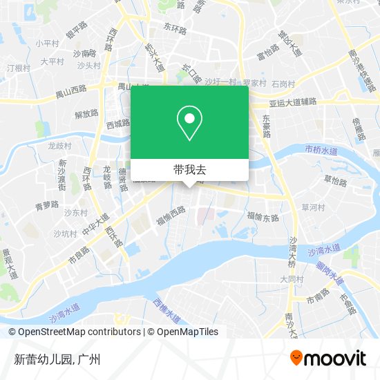 新蕾幼儿园地图