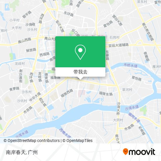 南岸春天地图