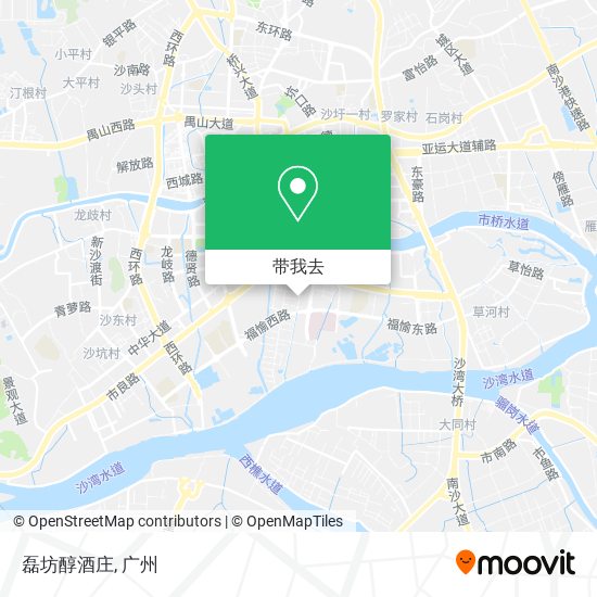 磊坊醇酒庄地图