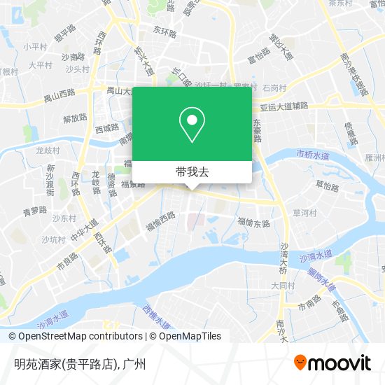 明苑酒家(贵平路店)地图