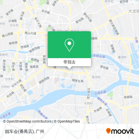 靓车会(番禺店)地图