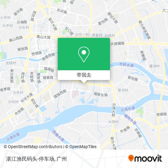 湛江渔民码头-停车场地图