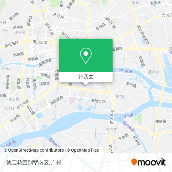 德宝花园别墅南区地图