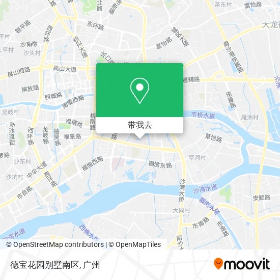 德宝花园别墅南区地图