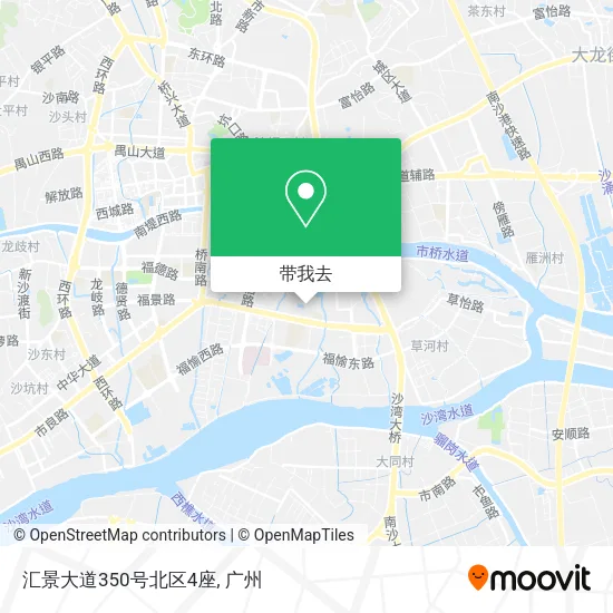汇景大道350号北区4座地图