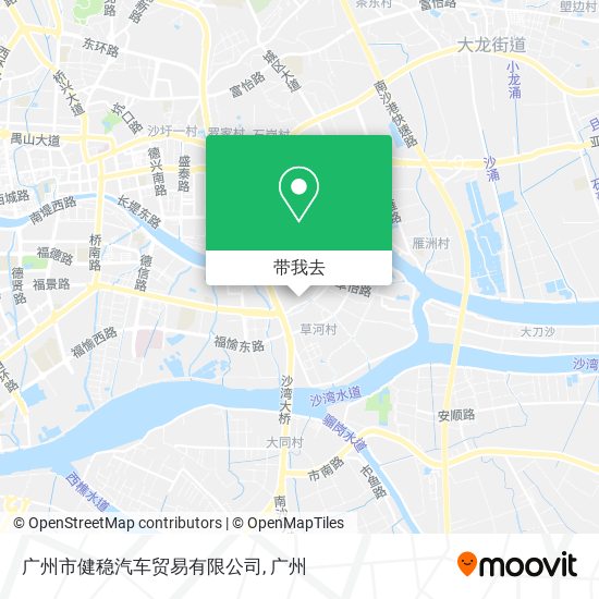 广州市健稳汽车贸易有限公司地图