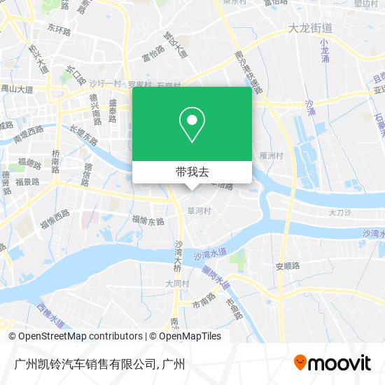 广州凯铃汽车销售有限公司地图