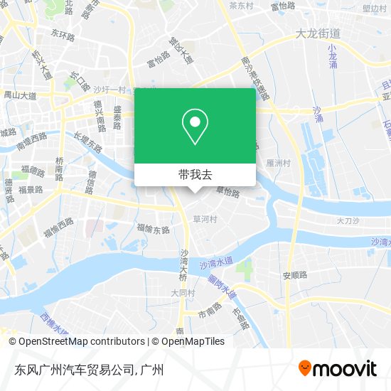东风广州汽车贸易公司地图