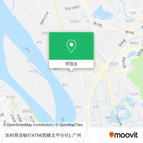 农村商业银行ATM(西樵太平分社)地图