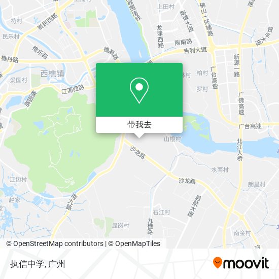 执信中学地图