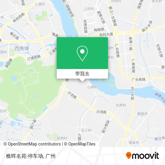 樵晖名苑-停车场地图