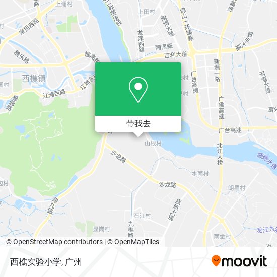 西樵实验小学地图